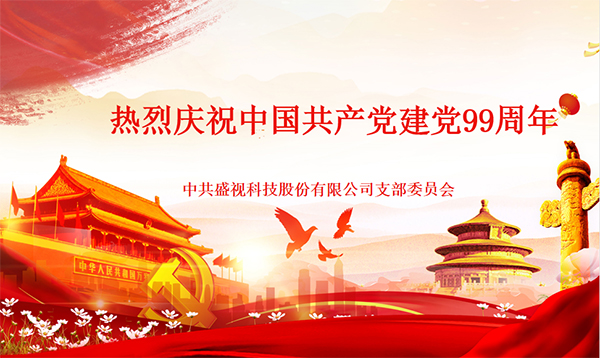 盛视党建动态|爱游戏(中国)aiyouxi·官方网页版,党组织开展庆祝建党99周年主题党日活动